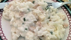 Risoto de camarão