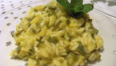 Risoto de abrobrinha italiana