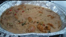 Peixe ao creme de alho poró e páprica 