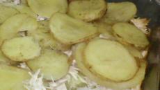 Peito de frango com batatas