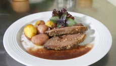 Picanha de forno com batatas