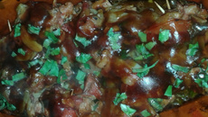 Bife de pernil a rolé