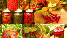 Conserva de pimenta com limão