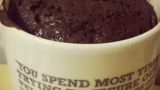 Bolo de caneca sem lactose