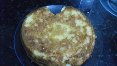 Bolo de macaxeira e coco
