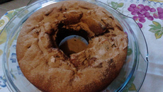 Bolo cuca de banana especial da tarde