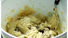 Cookies de baunilha e chocolate