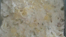 Macarrão ao molho de atum com creme de leite