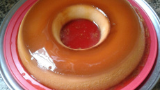 Pudim de leite condensado com creme de leite