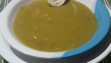 Sopa de ervilha na pressão