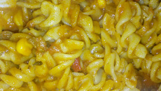 Macarrão temperado ao sugo