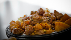 Pernil com abóbora caipira da Emeliza uai