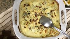 Batatas gratinadas à francesa