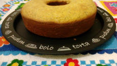 Bolo crocante de maracujá