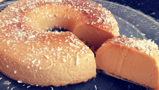 Pudim de doce de leite de panela