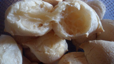 Pão de queijo na batedeira