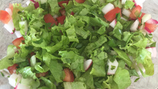 Salada árabe - fatoush