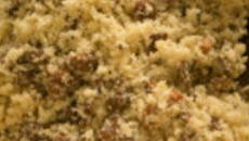 Farofa fitness de proteína de soja