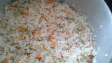 Arroz com requeijão