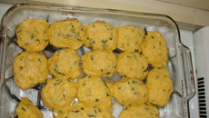 Bolinho de arroz assado fácil