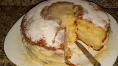Bolo de sonho de padaria