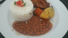 Coxas e sobrecoxas assado