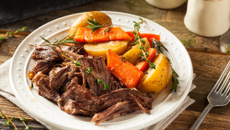 Carne assada com tomilho