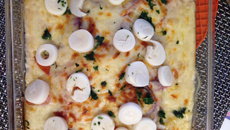 Filé de Saint Peter ao molho de palmito