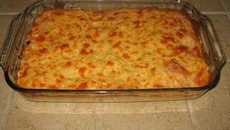 Frango com batata flutuante