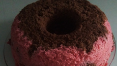 Bolo de chocolate de micro-ondas