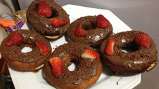 Donuts de fermento em pó