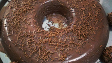 Brigadeirão de microondas