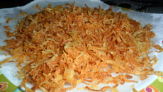 Batata palha sequinha