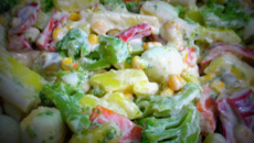 Salada primavera da Mila