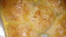 Pão de batata com massa multi-uso