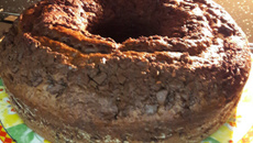Bolo de chocolate em barra