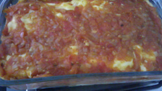 Lasanha de filé de frango