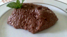 Falsa Mousse de chocolate