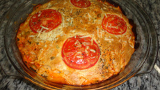 Torta de frango cremosa