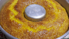 Bolo de laranja super fofo e molhadinho