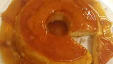 Pudim de laranja e coco