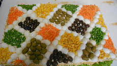 Torta salgada com 3 recheios