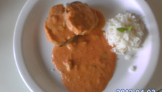 Pintado ao molho de leite de coco