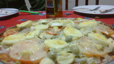 Massa caseira para pizza