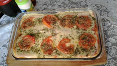 Bauru de forno com molho branco