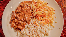 Estrogonofe de carne simples