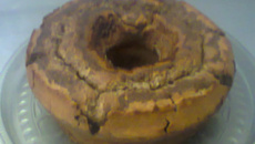 Bolo mesclado de chocolate