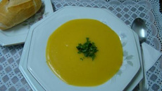 Sopa creme de mandioquinha