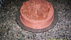 Bolo bombom de abacaxi e chocolate