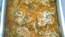 Filé de peixe assado